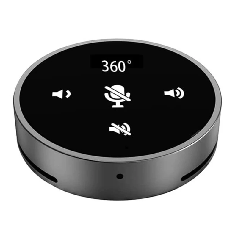 

USB Microphone with Speaker for PC,360 degree Omnidirectional Condenser Mic Plug&Play Computer Video Conference Game