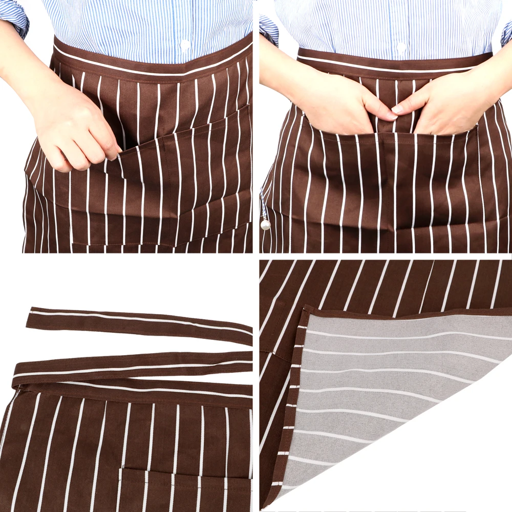 

Half Waist Apron Kitchen Apron Cooking Accessories Gadgets Baking Dress For Home Restaurant