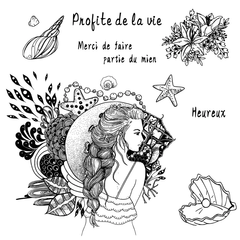 

DABOXIBO Starfish Clear Stamps Mold For DIY Scrapbooking Cards Making Decorate Crafts 2020 NEW Arrival