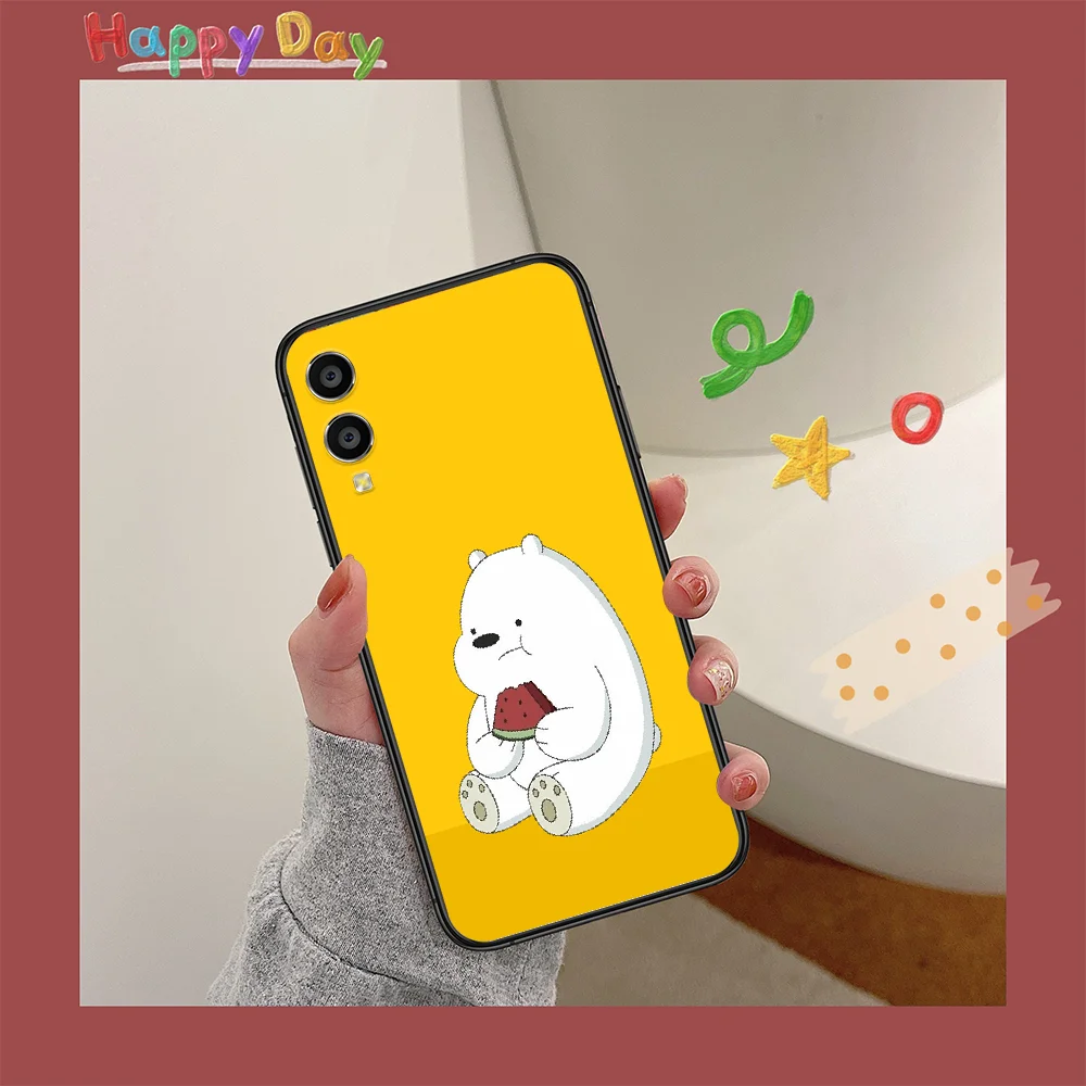 

Cartoon Ice Bare Bears Panda Phone Case For HUAWEI Honor 6 7 8 A 9 X Mate 10 20 30 i Lite Pro Y7 2019 black Hoesjes Pretty Coque