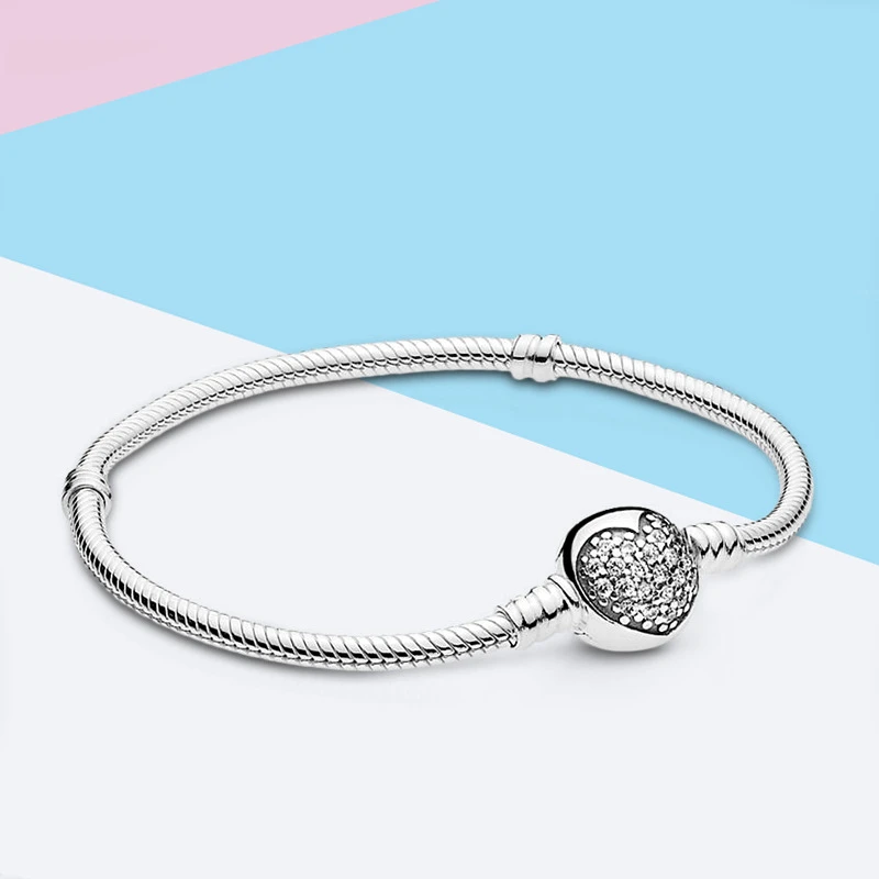 BBee бусина с зажимом браслеты для женщин подходят оригинальных рефлексивных