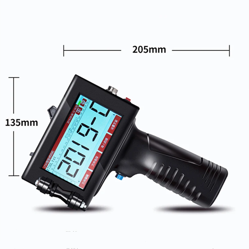 12 7 мм ручной струйный принтер этикетки термопринтер срок годности истекает Дата