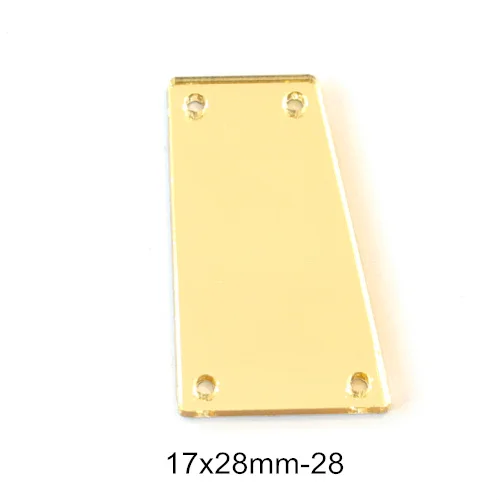 17x28mm-P28 50 шт. акриловое зеркало пришивные стразы акриловые Пришивные зеркала нерегулярные шампанское пришивные камни аксессуары для платья F0021 - Цвет: 17x28mm-P28