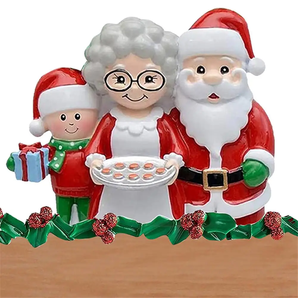 

DIY Personalized Christmas Hanging Pendant Survived Santa Family Holiday Ornament Christmas Tree Ornament New Year 2022 Navidad