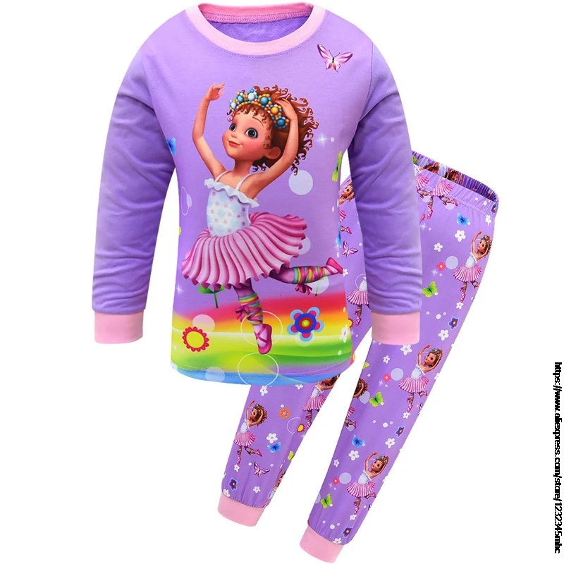 Весна 2022 Детские пижамные комплекты одежда для сна с длинным рукавом маленьких