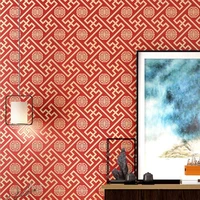 traditional chinoiserie wallpaper 3d living room tv background wallpapers mural chinese red wall papers home decor tapety j140