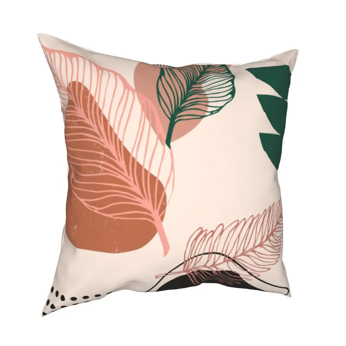 

Abstract Leaves Geometric Modern Abstract Geometry Pillowcase Printing Cushion Cover Decorations Throw Pillow Case Cover Chair