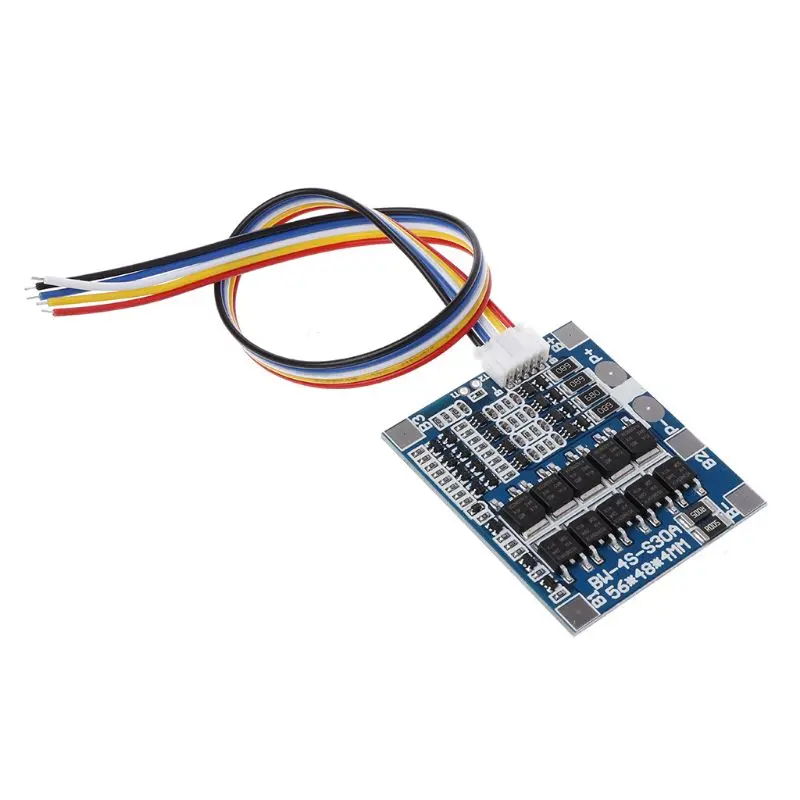 4S 30A 12 8 V w/Balance 3 2 LiFePo4 LiFe 18650 батарея BMS Защитная печатная плата|Аксессуары для