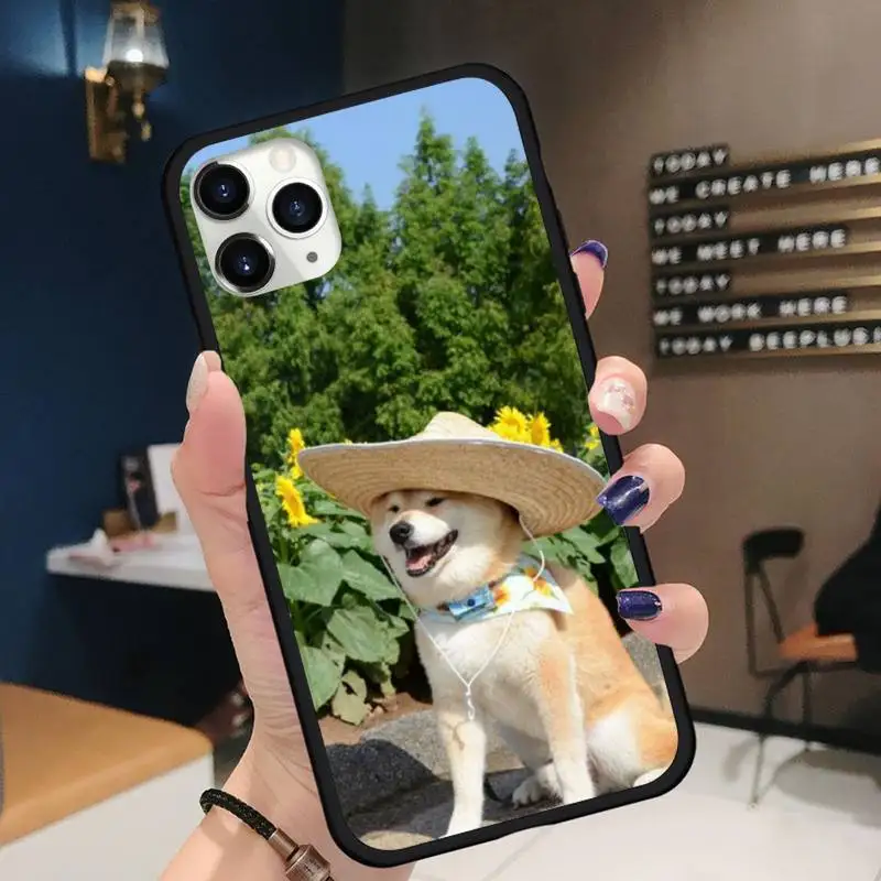 

shiba inu Phone Case for iPhone 11 12 pro XS MAX 8 7 6 6S Plus X 5S SE 2020 XR mini Funda