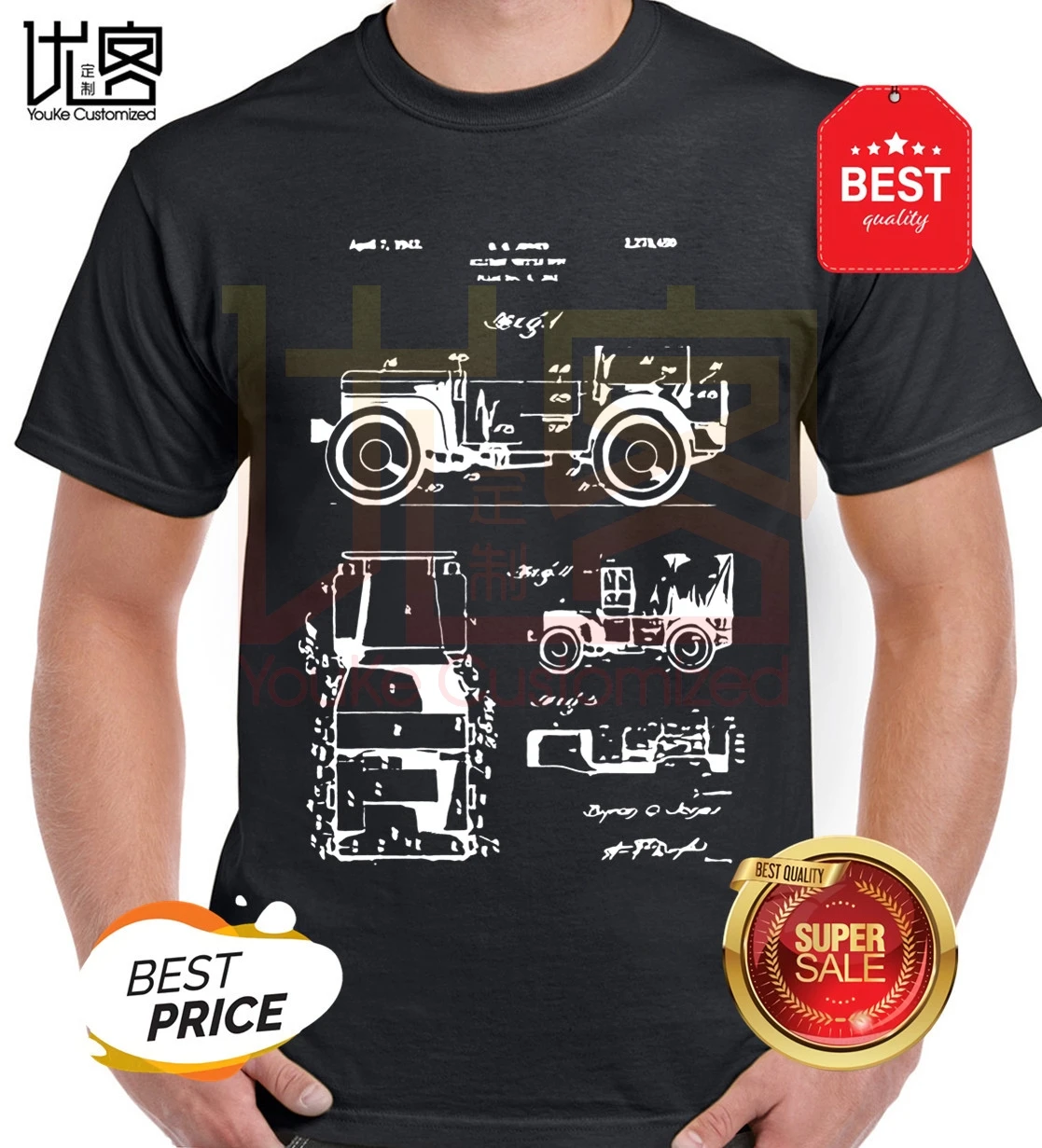 Willys 1942 футболка с лакированным принтом для мужчин и женщин летние 100% хлопковые