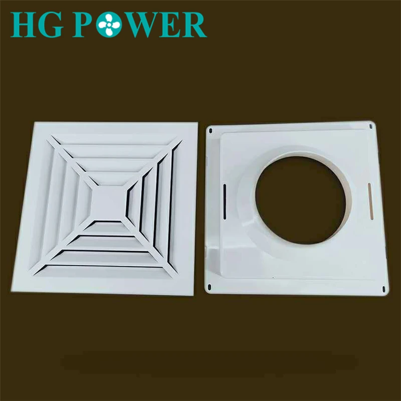 Пластиковый потолочный диффузор квадратная решетка из алюминиевого сплава