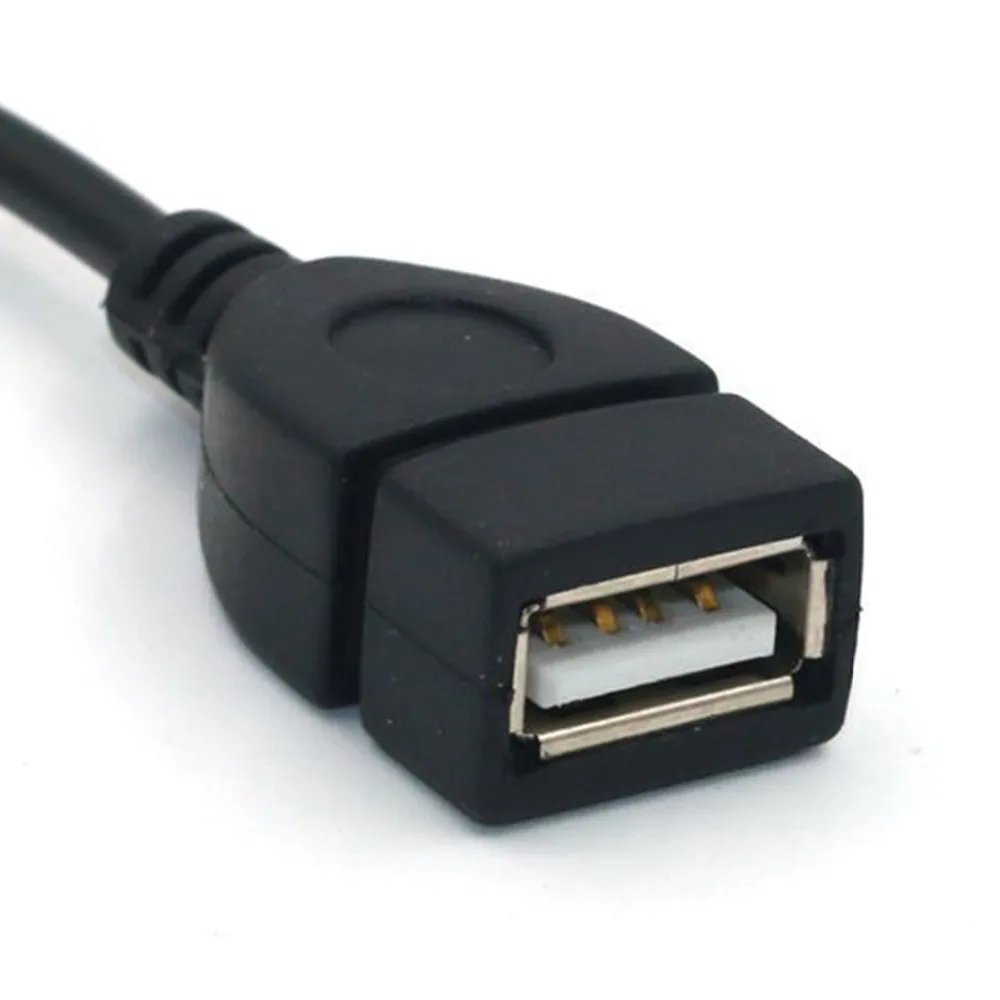 Переходник с аудиоразъема AUX 3 5 мм на USB 2 0 OTG преобразователь Aux кабель шнур для