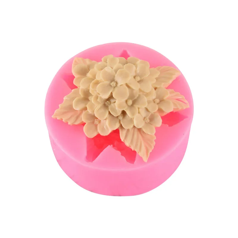 3D Rose Silicone Mold Lilac Flower Home Diy Valentine's Day Fondant Cake Decorating Tools BPA Free Baking | Дом и сад