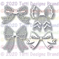 fancy bows 2021 metal cutting dies for diy scrapbooking and card making decor embossing craft no stamp