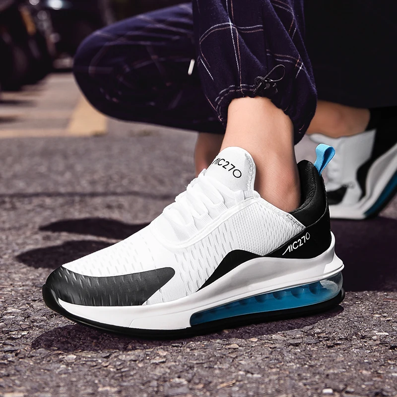 Basketable Shoes For Men Air Cushion Mesh Breathable Wear and heat resistant Fitness Trainer Sport Male Sneakers tenis | Спорт и