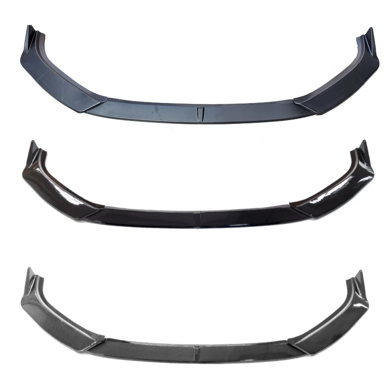 Передний бампер сплиттер для губ Диффузор спойлер тела комплект протектор