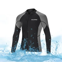 swrow 2mm neoprene wetsuit men scuba diving fishing jacket long sleeve snorkeling coat male surfing winter thermal swimwear