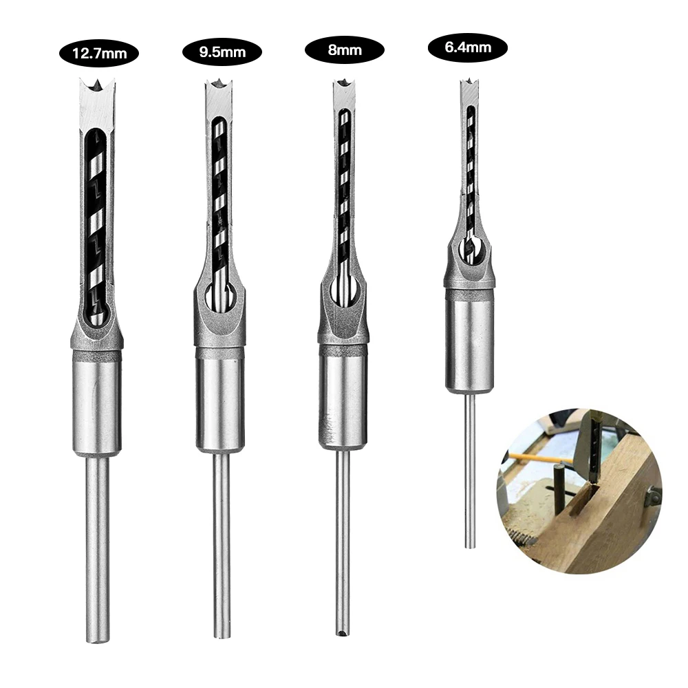 Фрезы для дерева набор резцов резки Квадратные фрезы с глубоким отверстием и