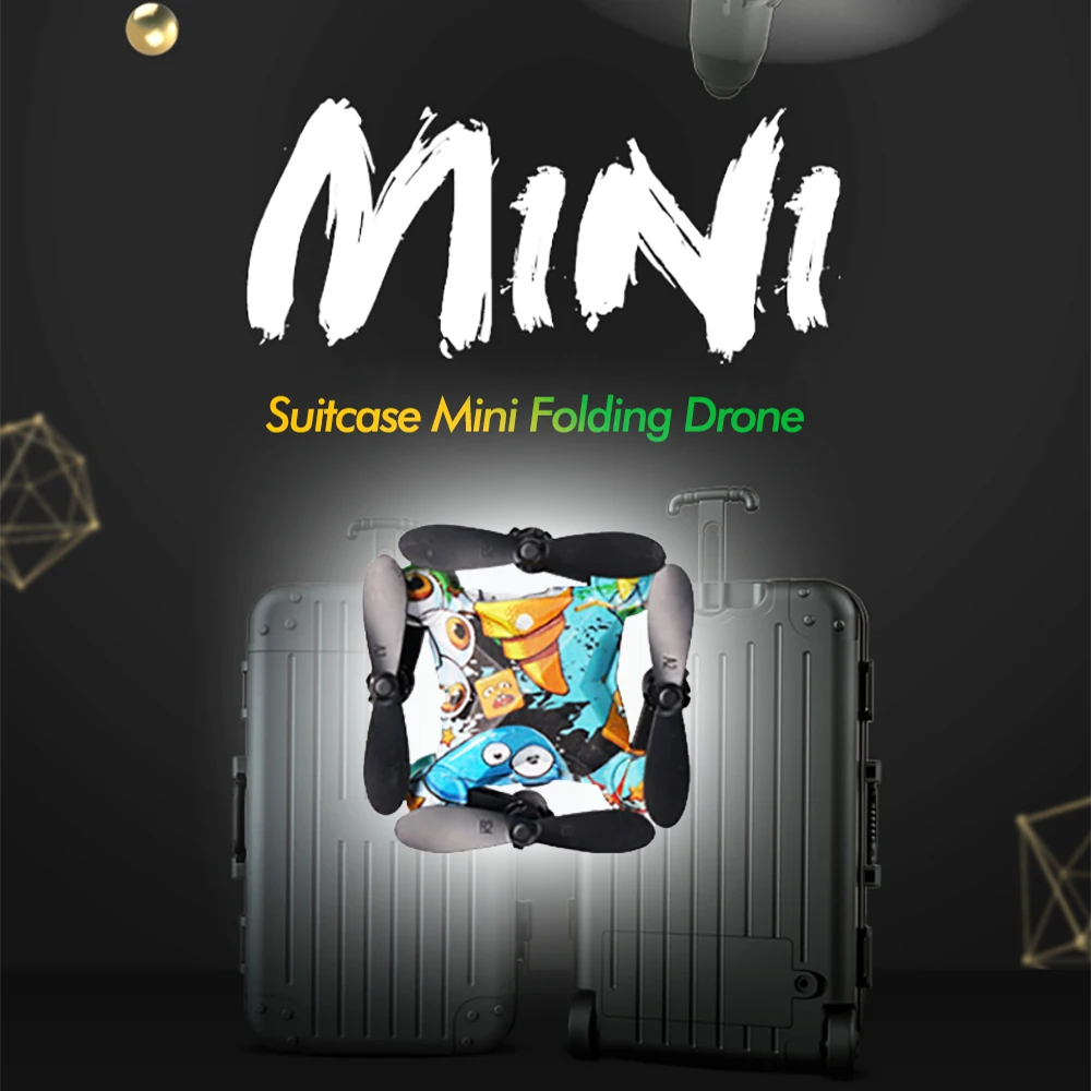 2020 комплект дрона в мини чемодане с камерой подходит для начинающих режим
