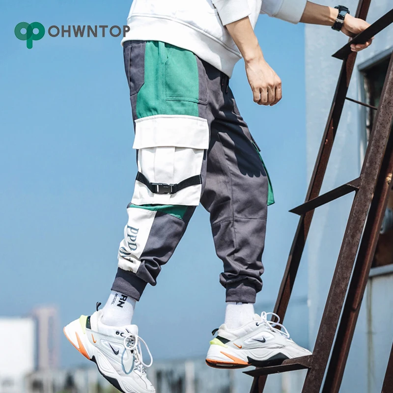 

Брюки-карго мужские в японском стиле, с большими карманами