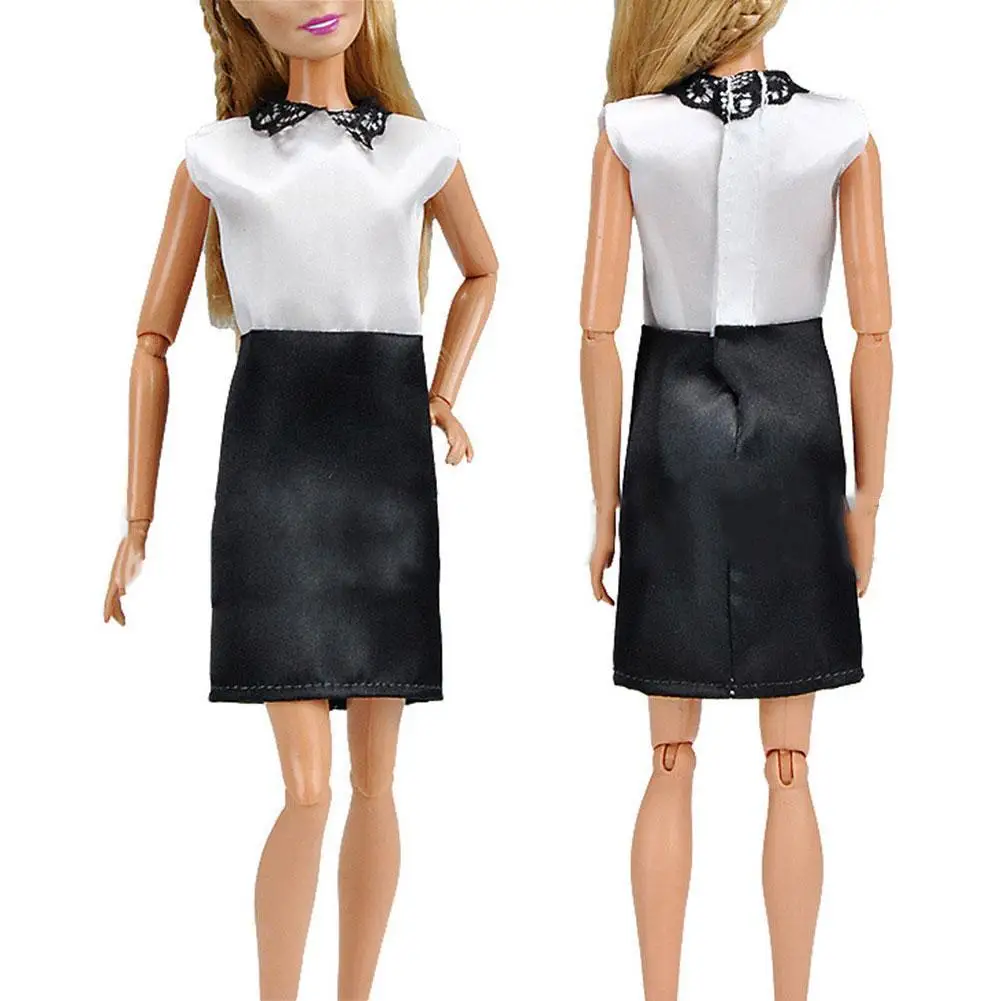 

1:12 Doll Clothes T-shirt + Pants Suit Fashion Doll Toys Children Gift For Baby Accessories Christmas Festival Birthday Y6D6