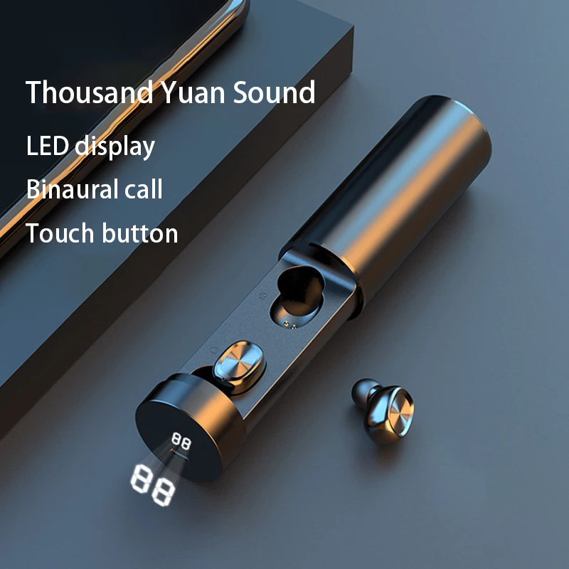 Беспроводная bluetooth гарнитура бинауральная 5 0 маленькая Спортивная универсальная