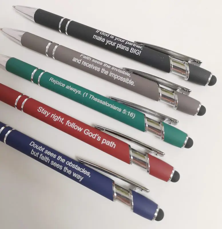 

100 Customized Wedding Gifts Personalized Thank You Gift Pens Stylus Pens for Phones and Tablets Multifunctional Greeting Pens