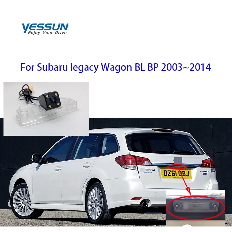 Камера заднего вида Yessun для Subaru legacy Wagon BL BP 2003 ~ 2014 Forester Outback 2008 2009 2010 2011 2012|Камеры