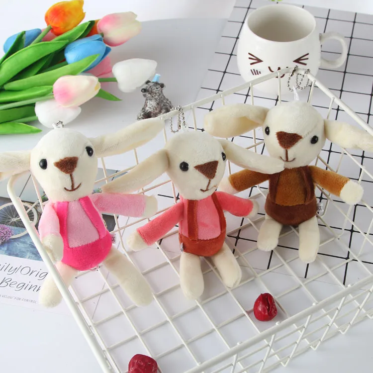 

Plush Long Ears Bunny Toy Children's Plush Doll Backpack Ornaments Children's Toys Accessories Children's Small Gifts