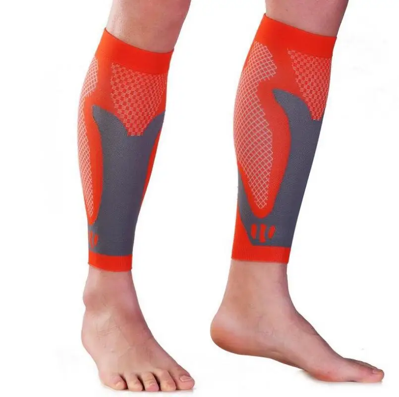 6 Пары/компл. эластичные гетры для бега футбола велоспорта компрессионное