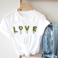 urban cute design t shirts for women 2021love 3d printed clothing women plus size fashion style tops for women summer