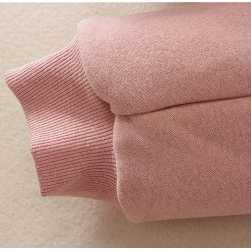 Женские брюки зимние толстые кашемировые штаны из овечьей кожи теплые