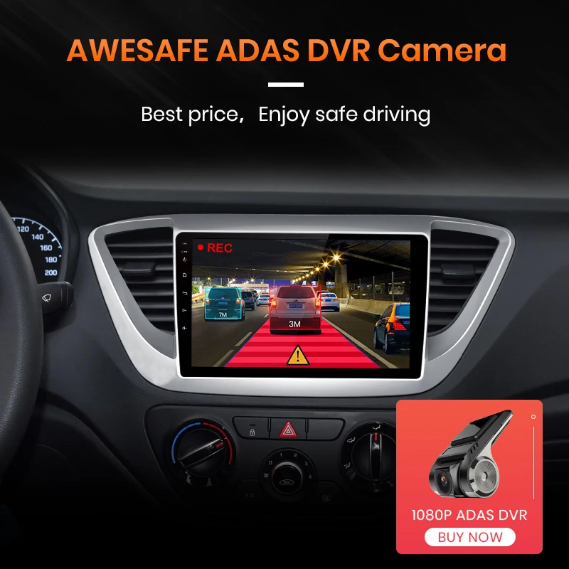 AWESAFE PX9 для hyundai Solaris Verna автомобильный Радио Мультимедиа Видео плеер gps No 2din 2 din Android 9,0 2G+ 32G