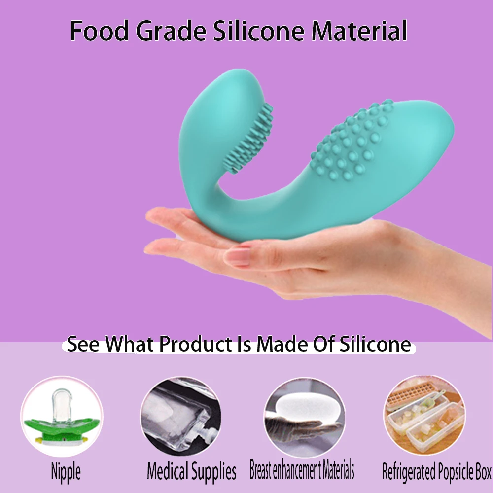 Беспроводной вибратор имитация точки G Анальный с двойной головкой секс-игрушки