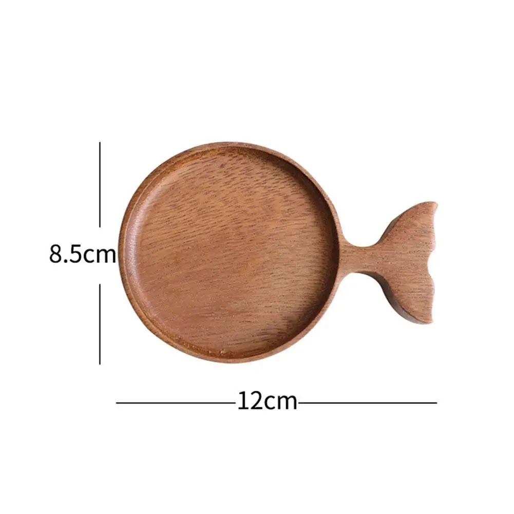 Деревянная тарелка для соуса японская ужина прямоугольник поднос сервировки