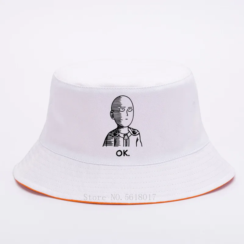 Аниме One Punch Man OK цифровая печать Панама мужская шляпа женская летняя модная шапка