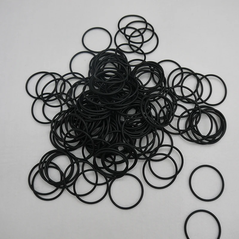 

50pc NBR O Ring Seal Gasket Thickness CS 1mm OD 3~80mm Nitrile Butadiene Rubber Spacer Oil Resistance Washer Round Shape Black