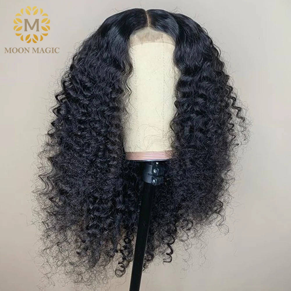Афро кудрявые вьющиеся человеческие волосы парики фронтальные кружева