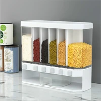 new kitchen rice cereal storage bucket plastic food container with lid wall mounted rice storage bucket tank flour container