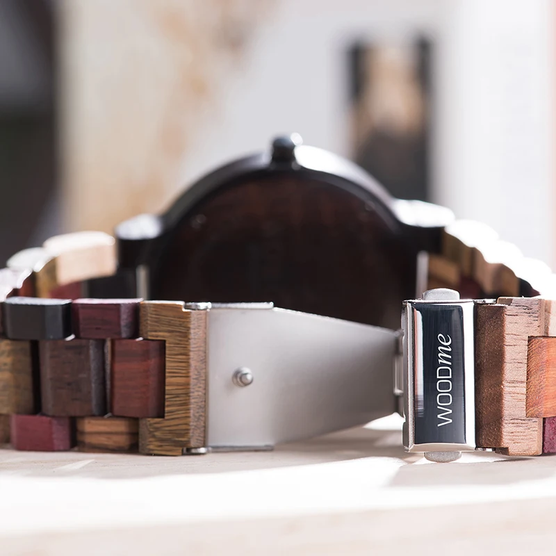 

Relogio Masculino WOODME Wooden Men Watches Top Brand Luxury Quartz Wristwatches Women Timepeice Customized Birthday Gift OEM