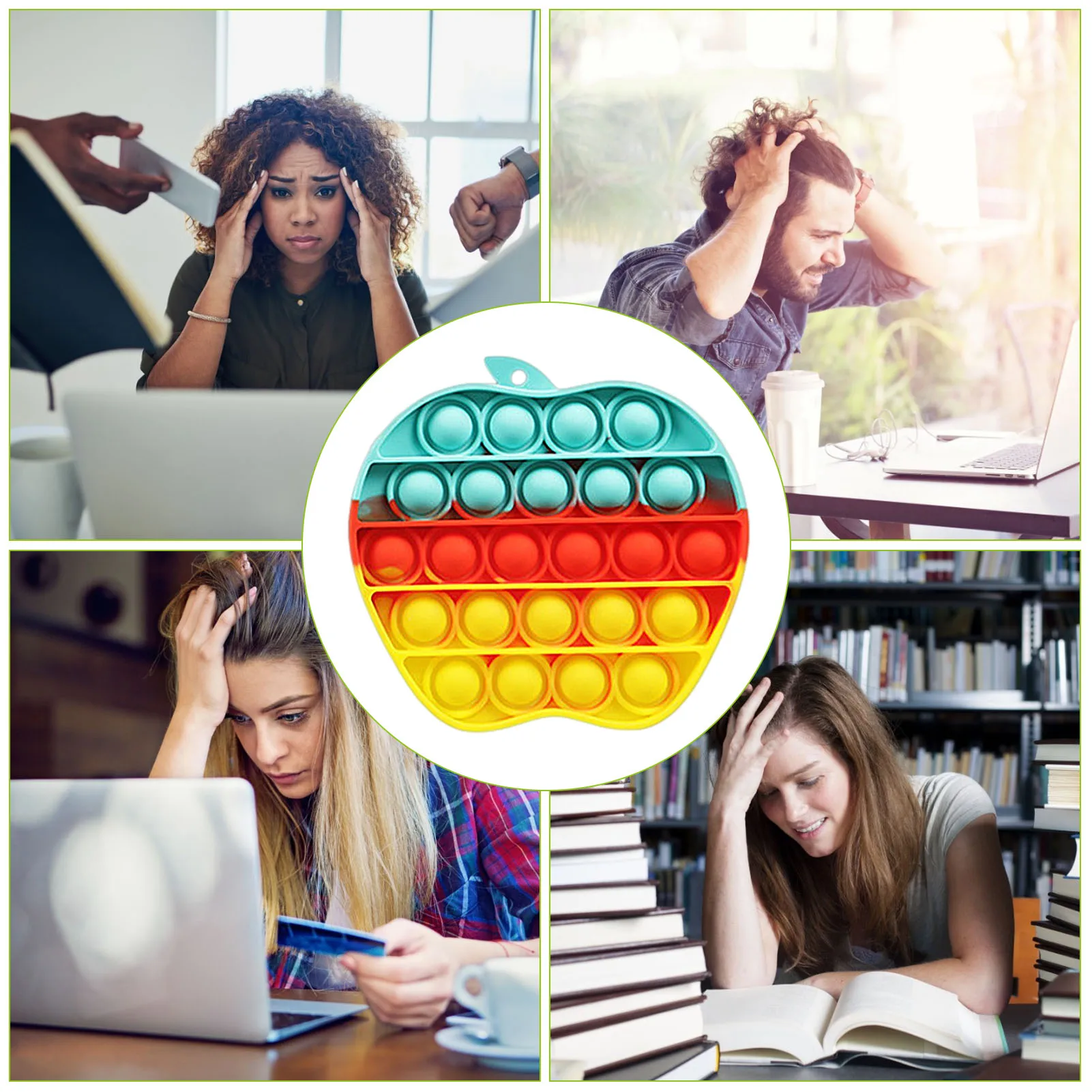 

Push Pops Bubble Sensory Toy Autism Needs Squishy Stress Reliever Toys Adult Kid Funny Anti-stress Pops It Fidget Reliver Stress