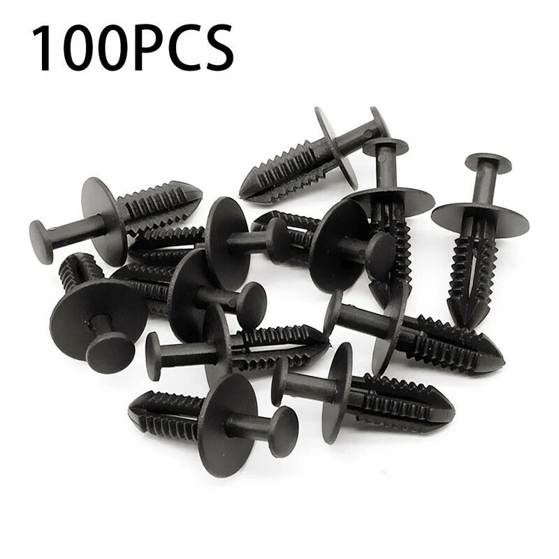 

Clips Car Clips Trim 100x 8mm Black Dia Fastener For BMW Hole Rivet Duable