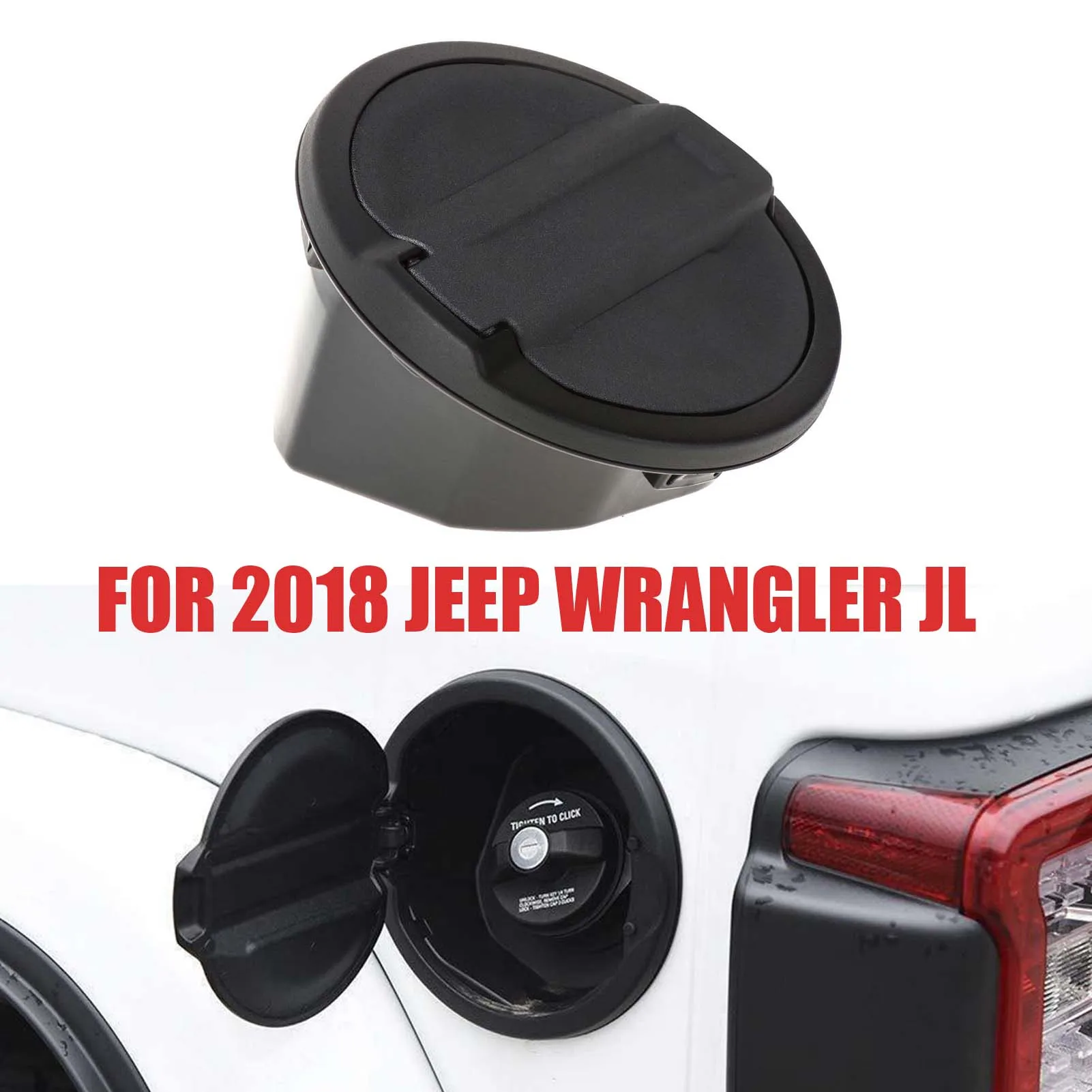 

Fuel Filler Door Gas Cap Cover Tank Covers Accessories For 2018 JEEP Wrangler JL