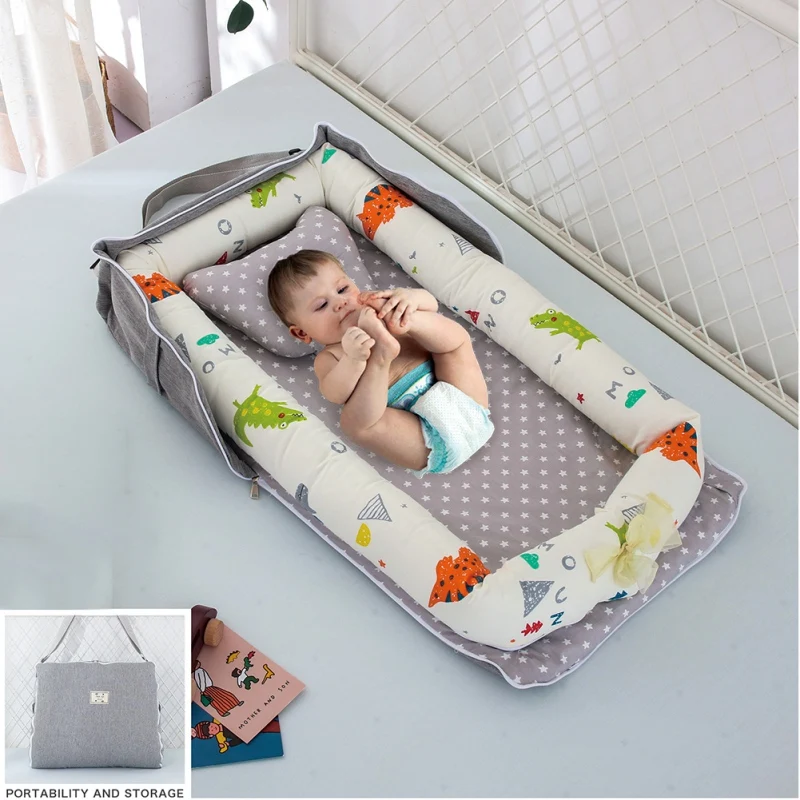 

New Baby Bassinet For Boys Baby Bassinet For Bed Portable Baby Lounger For Newborn Crib Breathable And Sleep Nest H