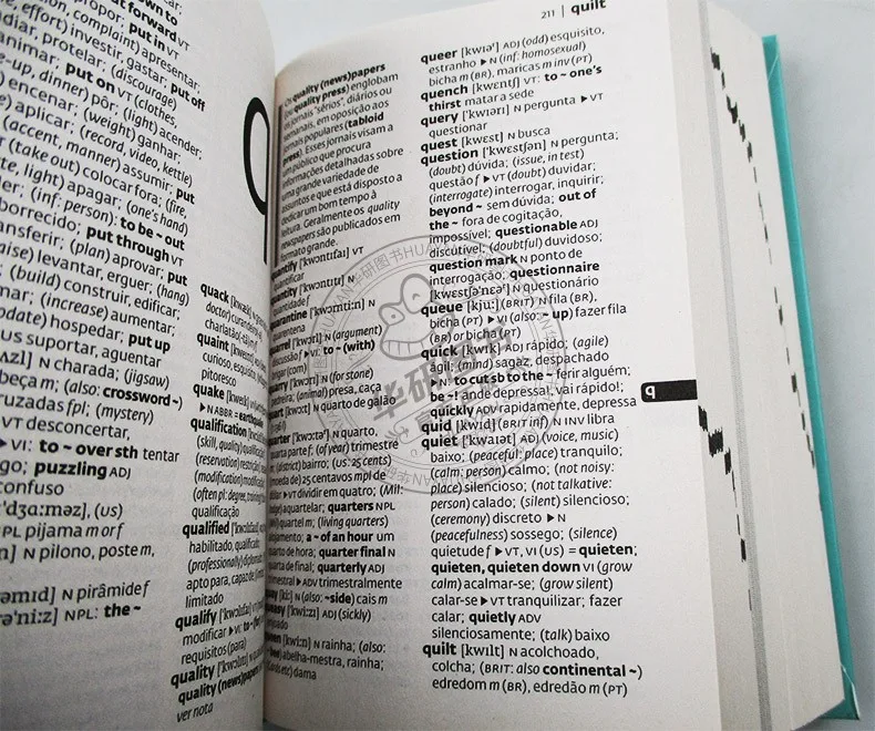 

Original Popular Books Collins Portuguese Gem Dictionary Books for Adults