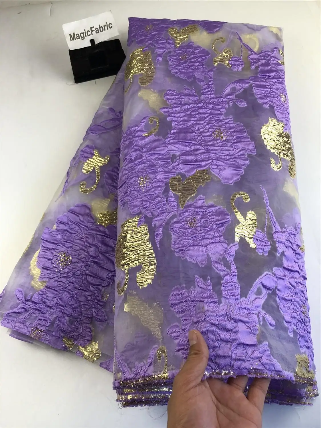 Африканская кружевная ткань из органзы вышитая яркая нигерийская для свадебного