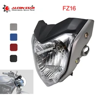 alconstar 4 color motorcycle headlight head light with bulb bracket assembly fit for yamaha fz16 ys150 fzer150 head lamp light