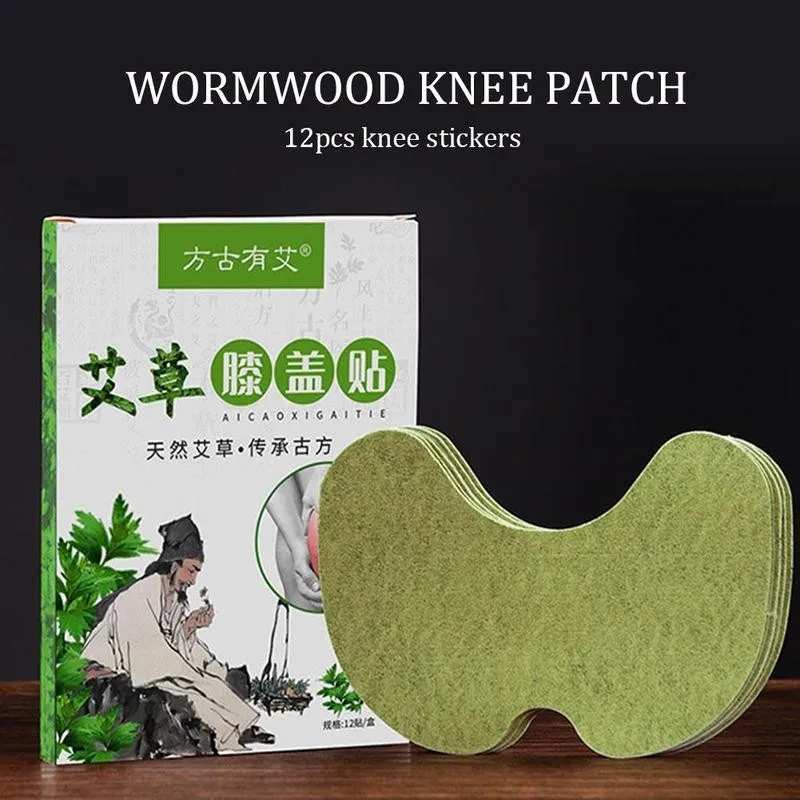 12 шт./коркор. пластырь из полыни для снятия боли в суставах колена ревматоидного