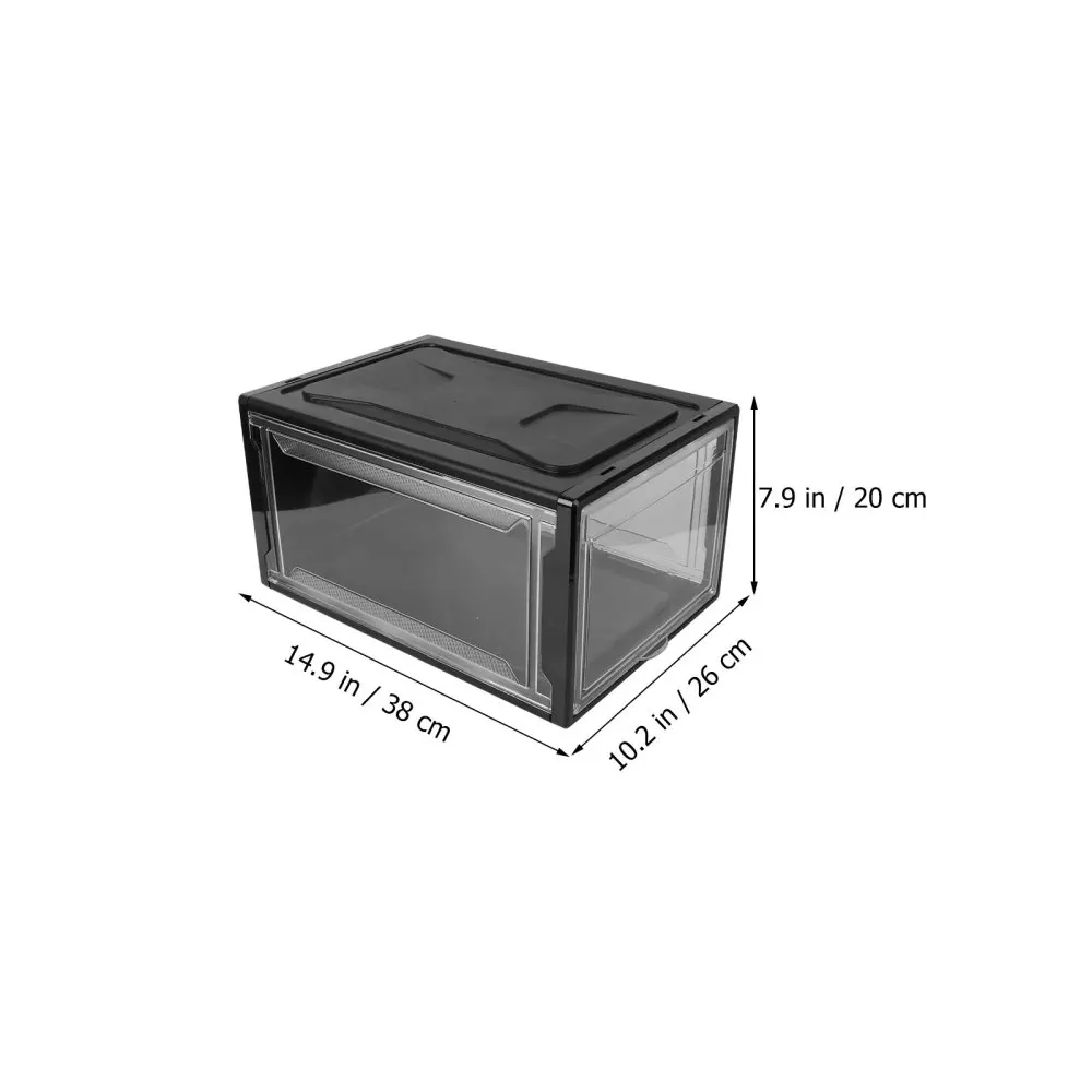 

1Pc Practical Storage Box Stackable Shoes Storage Case Shoes Organizer