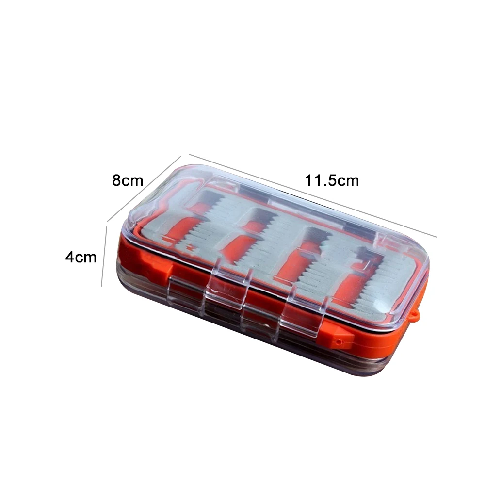 1pc Plastic Fishing Lure Box Gear Fish Squid Line Transparent Fly Hooks Outdoor Hook Road Accessories Boxs | Спорт и развлечения
